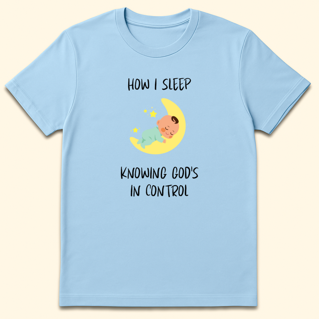 How I Sleep T-Shirt Light Blue