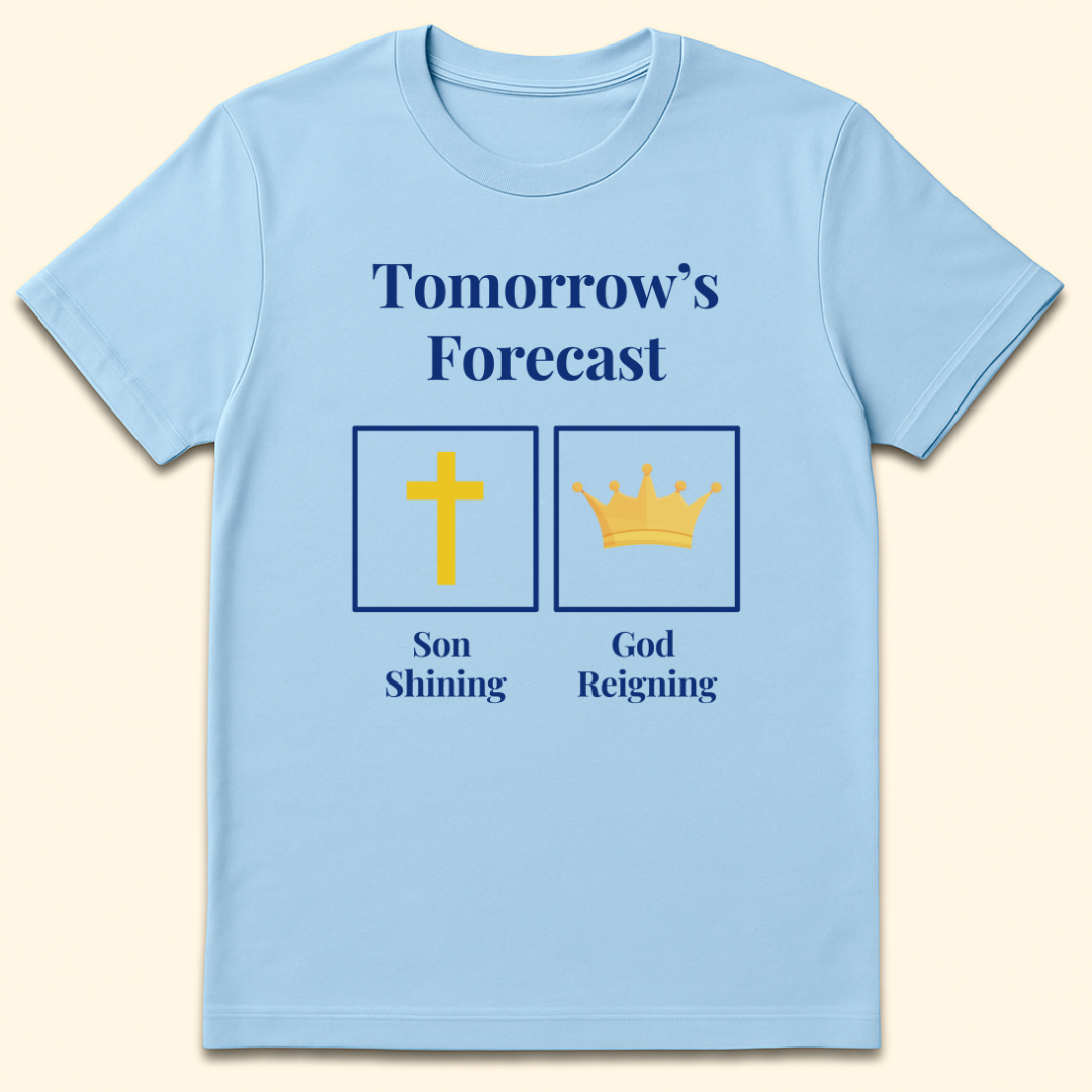 Son Shining God Reigning T-Shirt Light Blue
