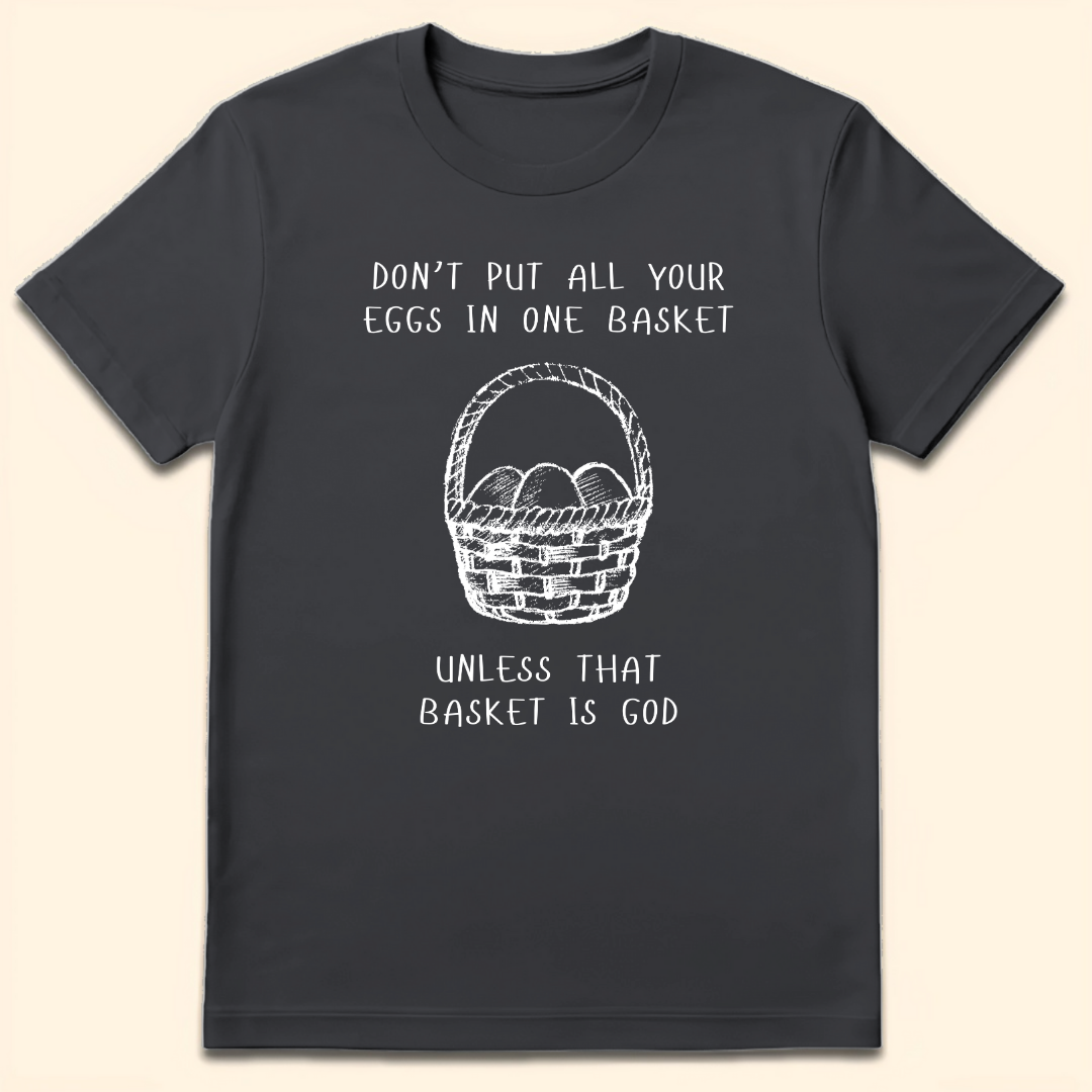 One Basket T-Shirt Dark Heather Grey