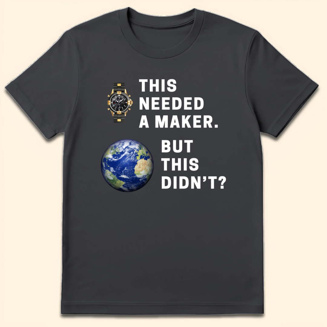 This Needed A Maker T-Shirt Dark Heather Grey