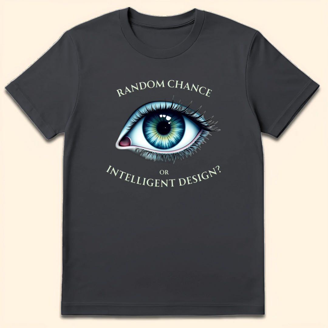 Random Chance Or Intelligent Design T-Shirt Dark Heather Grey