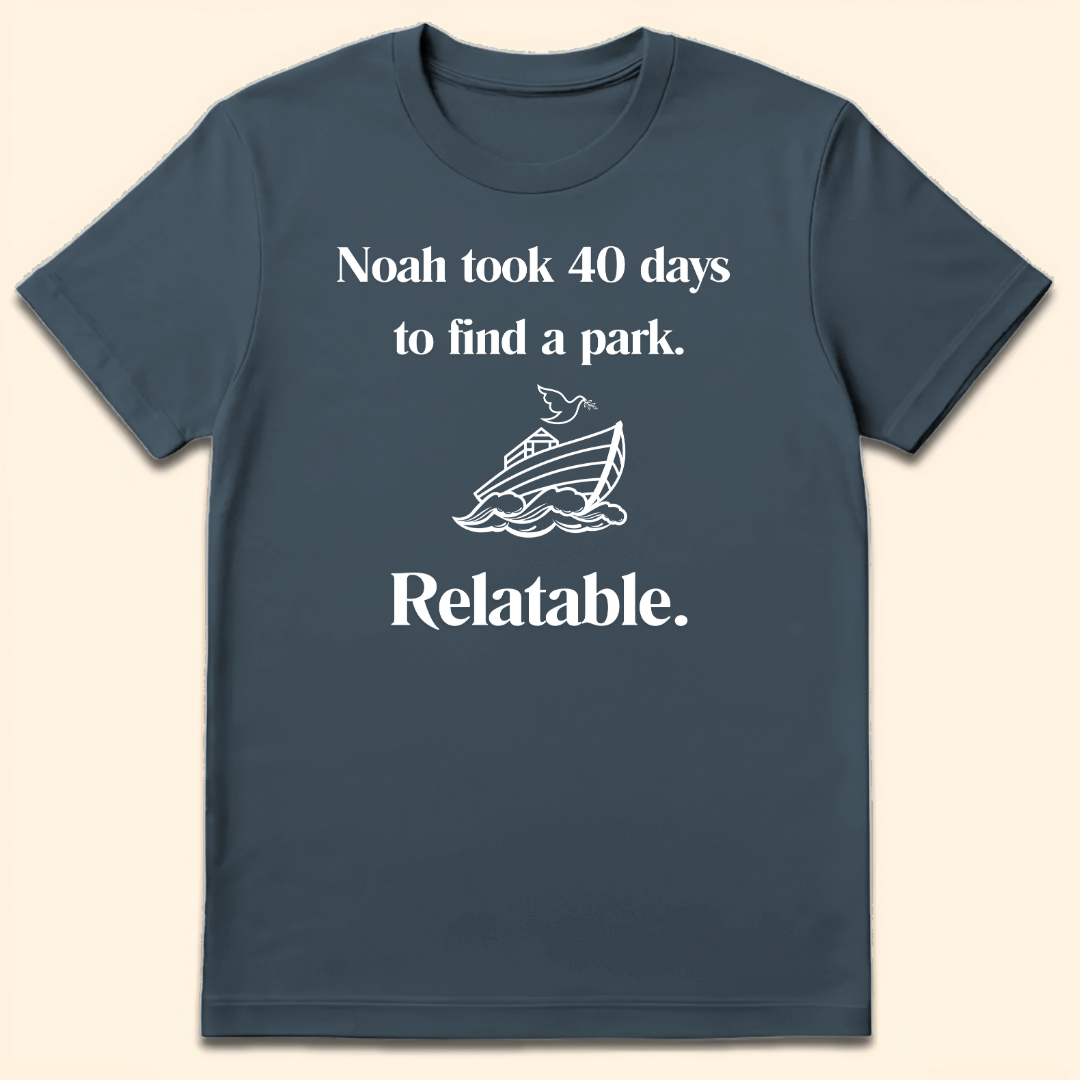 40 Days To Find A Park T-Shirt Dark Heather Grey