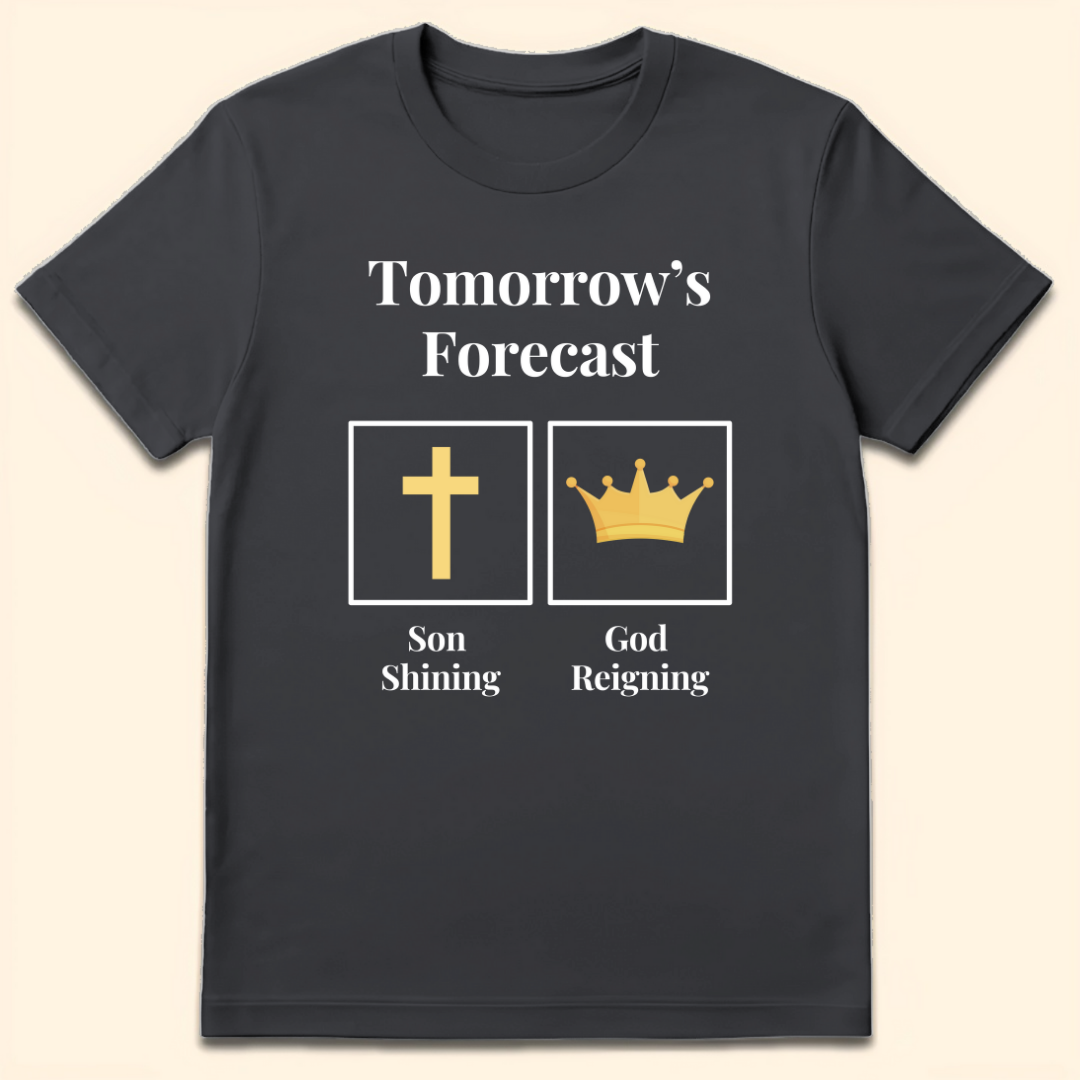 Son Shining God Reigning T-Shirt Dark Heather Grey