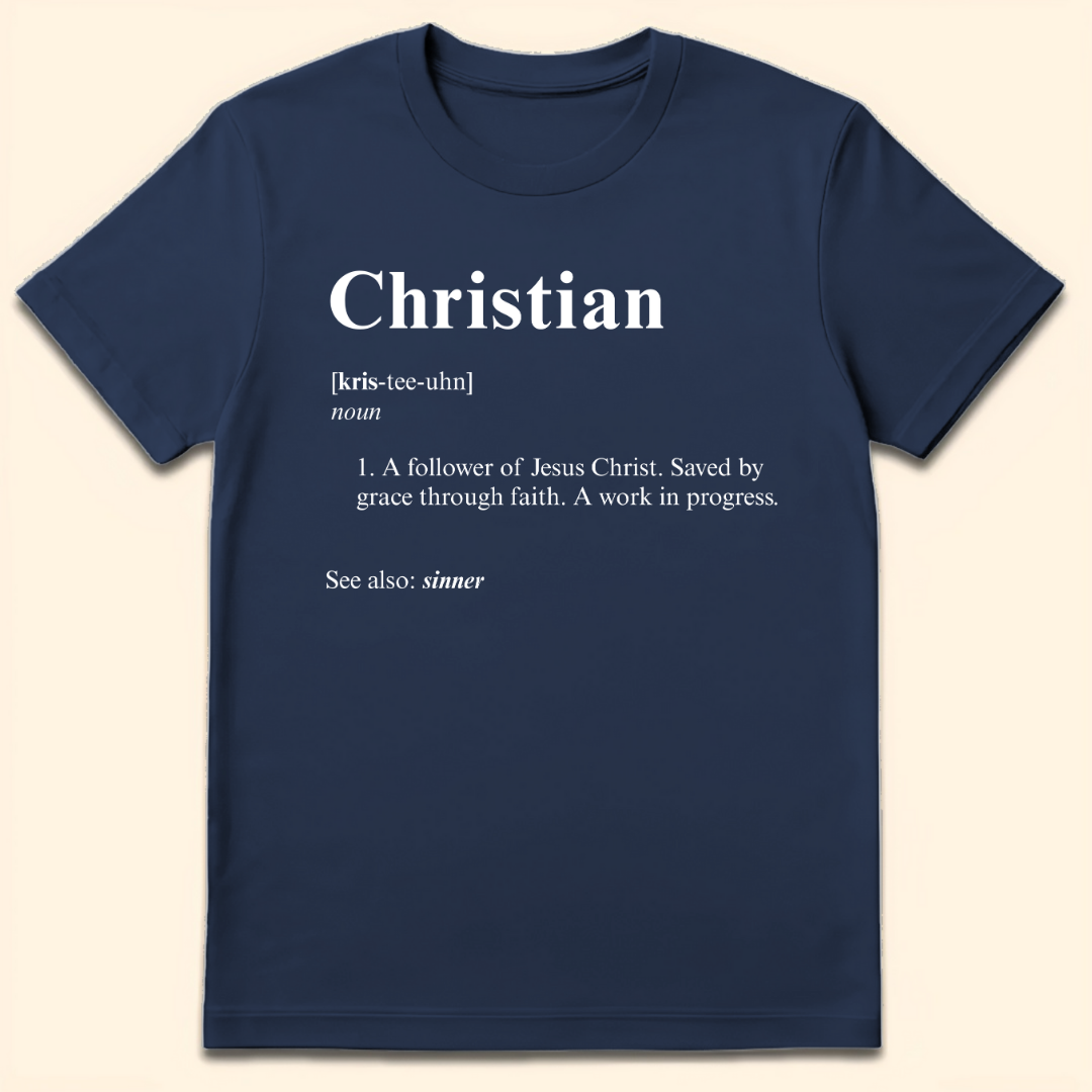 Christian Definition T-Shirt Navy