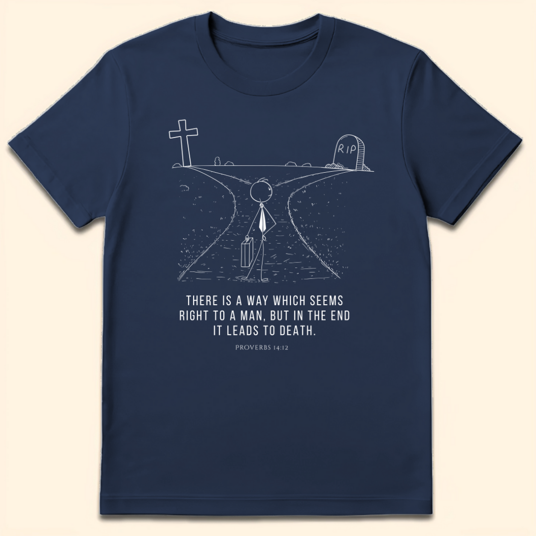 There Is A Way T-Shirt Navy