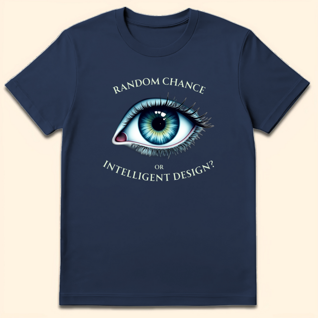 Random Chance Or Intelligent Design T-Shirt Navy