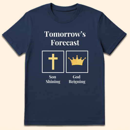 Son Shining God Reigning T-Shirt Navy