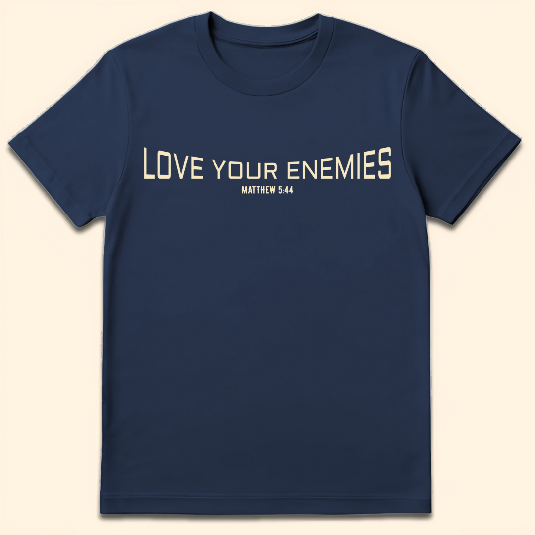 Love Your Enemies T-Shirt Navy