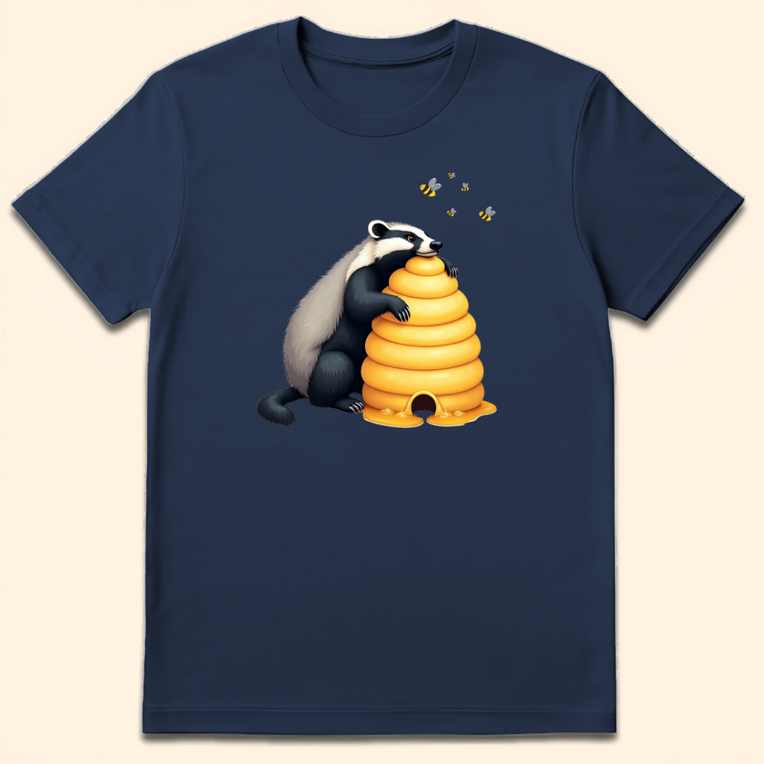 Honeybadger Hive T-Shirt Navy