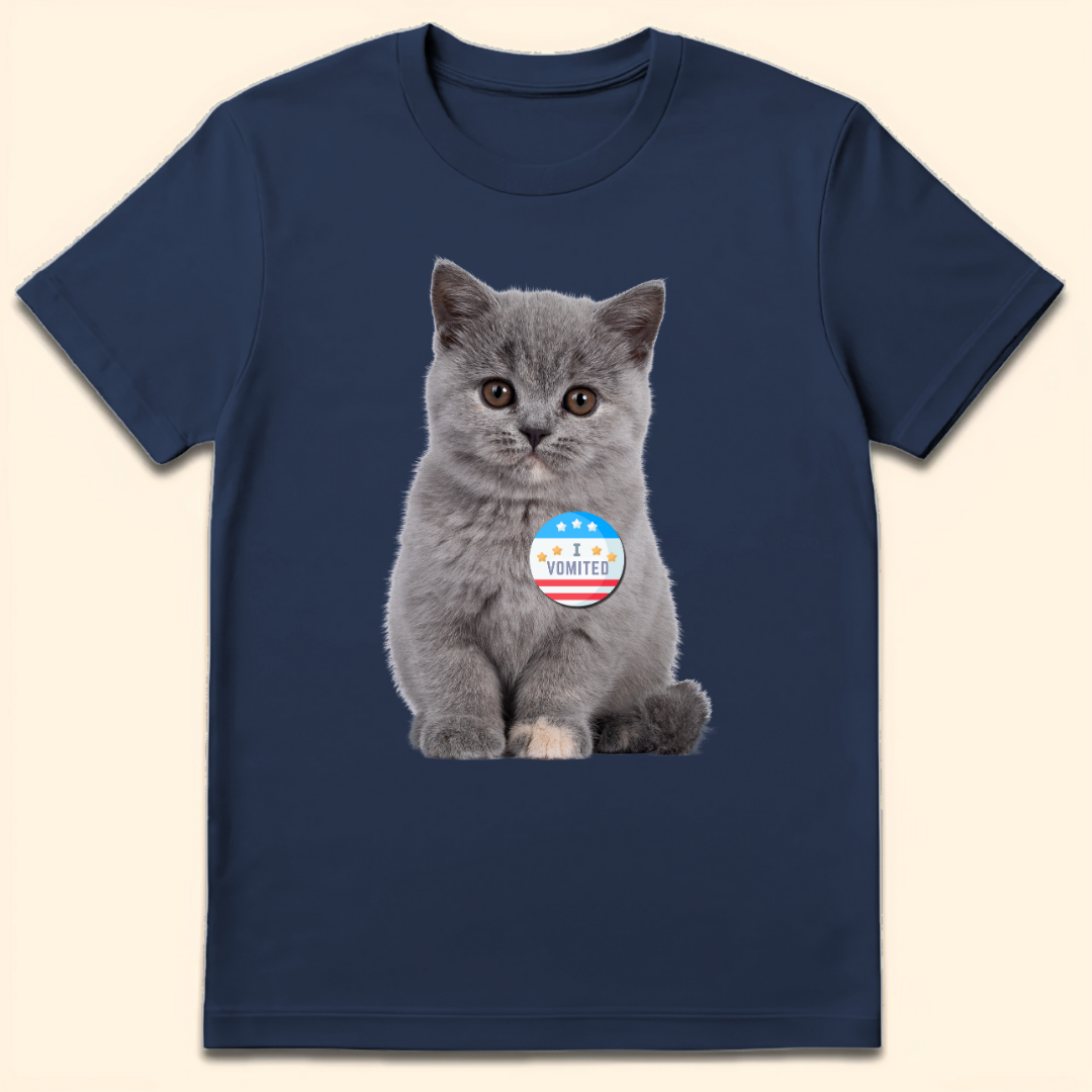 I Vomited T-Shirt Navy