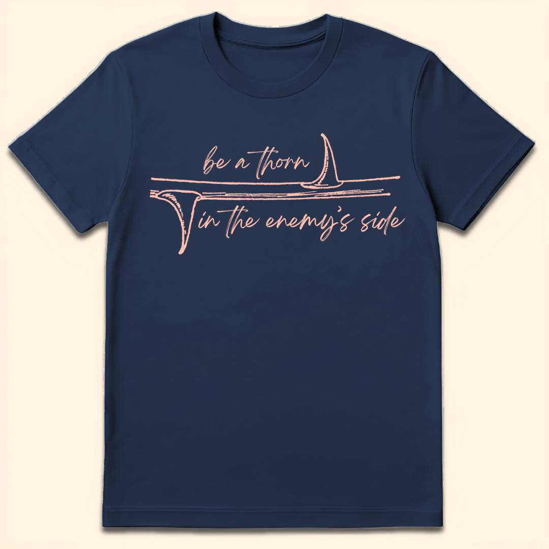 Thorn in the Enemy's Side T-Shirt Navy